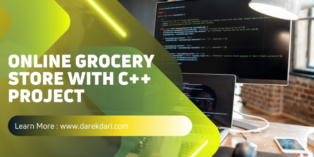 Online Grocery Store with C++ project
