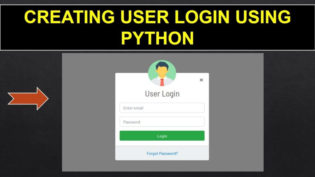Student login form using while loop python