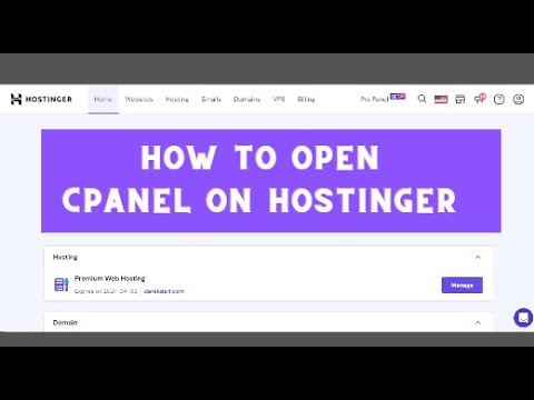 How to Open cPanel on Hostinger 2024! In 2 Minutes...