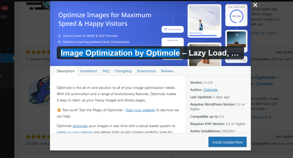 Image Optimization by Optimole review