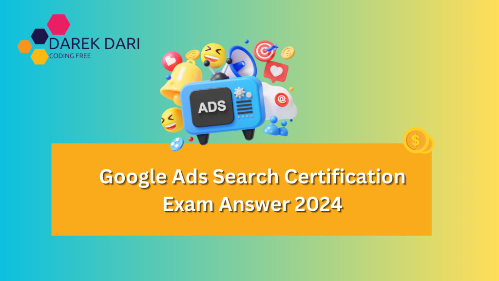 Google Ads Search Certification Exam Answer 2024