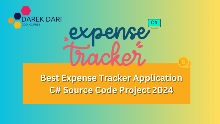 Best 3 Expense Tracker Application C# Source Code Project