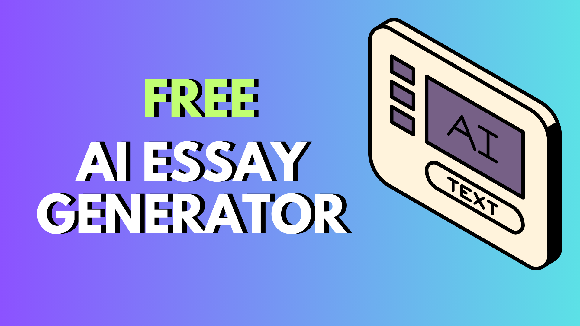 Free AI Essay Generator