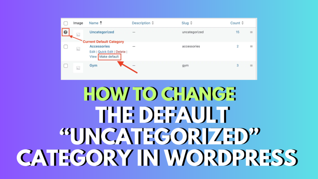 How to Change the Default “Uncategorized” Category in WordPress (Quick & Easy Guide)