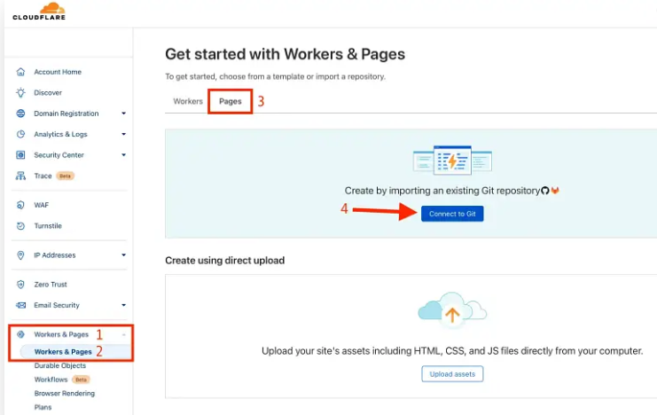 Connect GitHub to Cloudflare