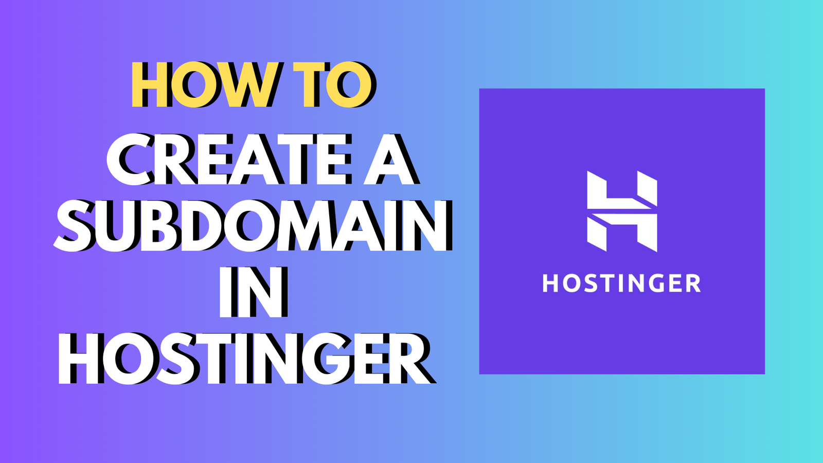 How To Create A Subdomain In Hostinger 2026 Install WordPress