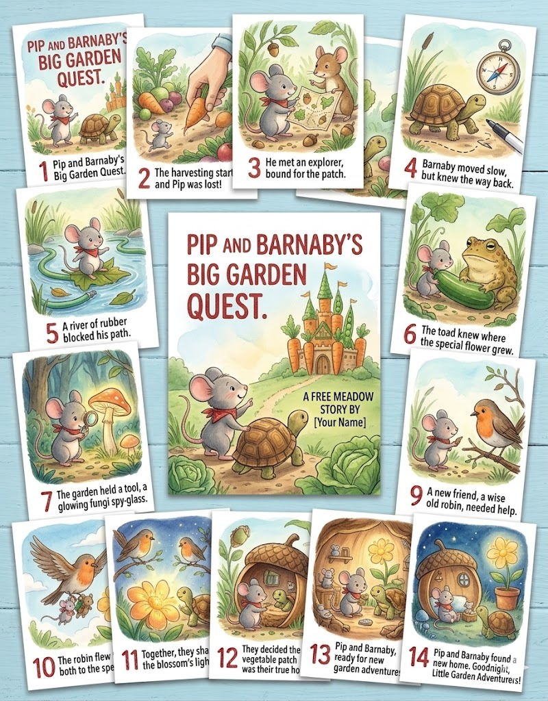  Create a 30 Page Story Book for Kids Free Using AI